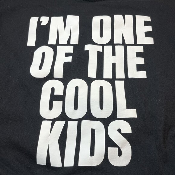 Funny Black Gildan "I'm one of the cool kids" t-shirt. Size medium - Picture 3 of 5